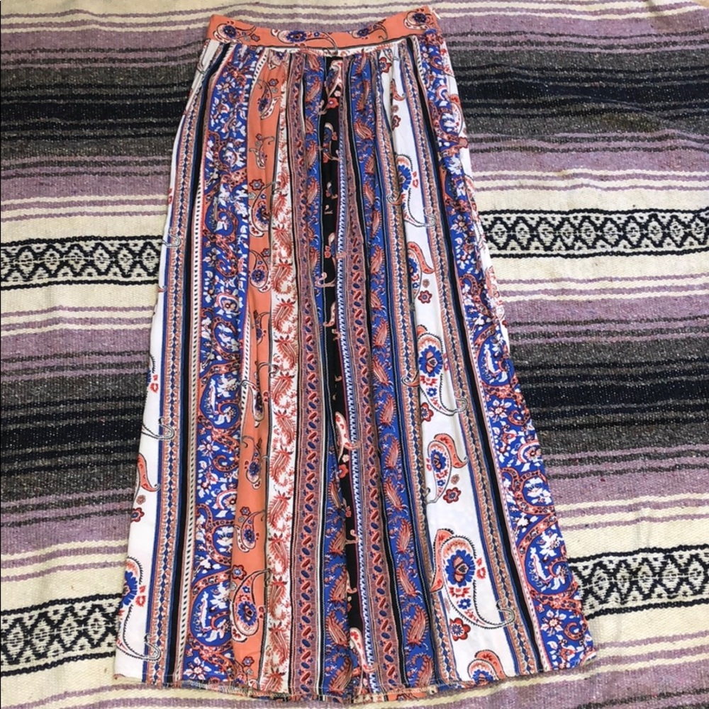 Paisley Maxi Skirt